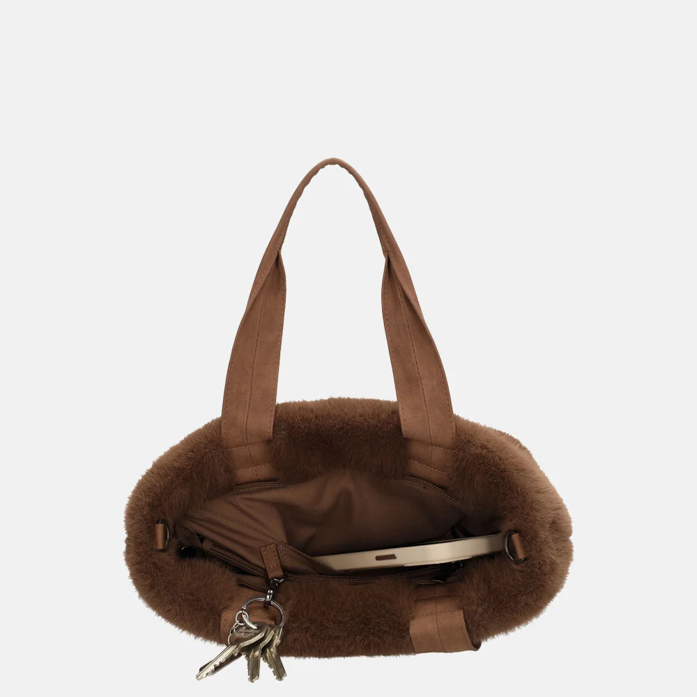 Zebra Trends Emma handtas S middenbruin bij Duifhuizen