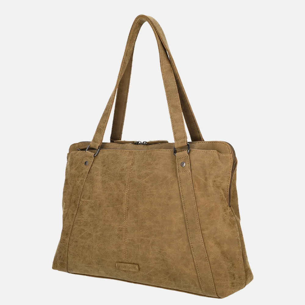 Enrico Benetti Karin shopper L camel bij Duifhuizen