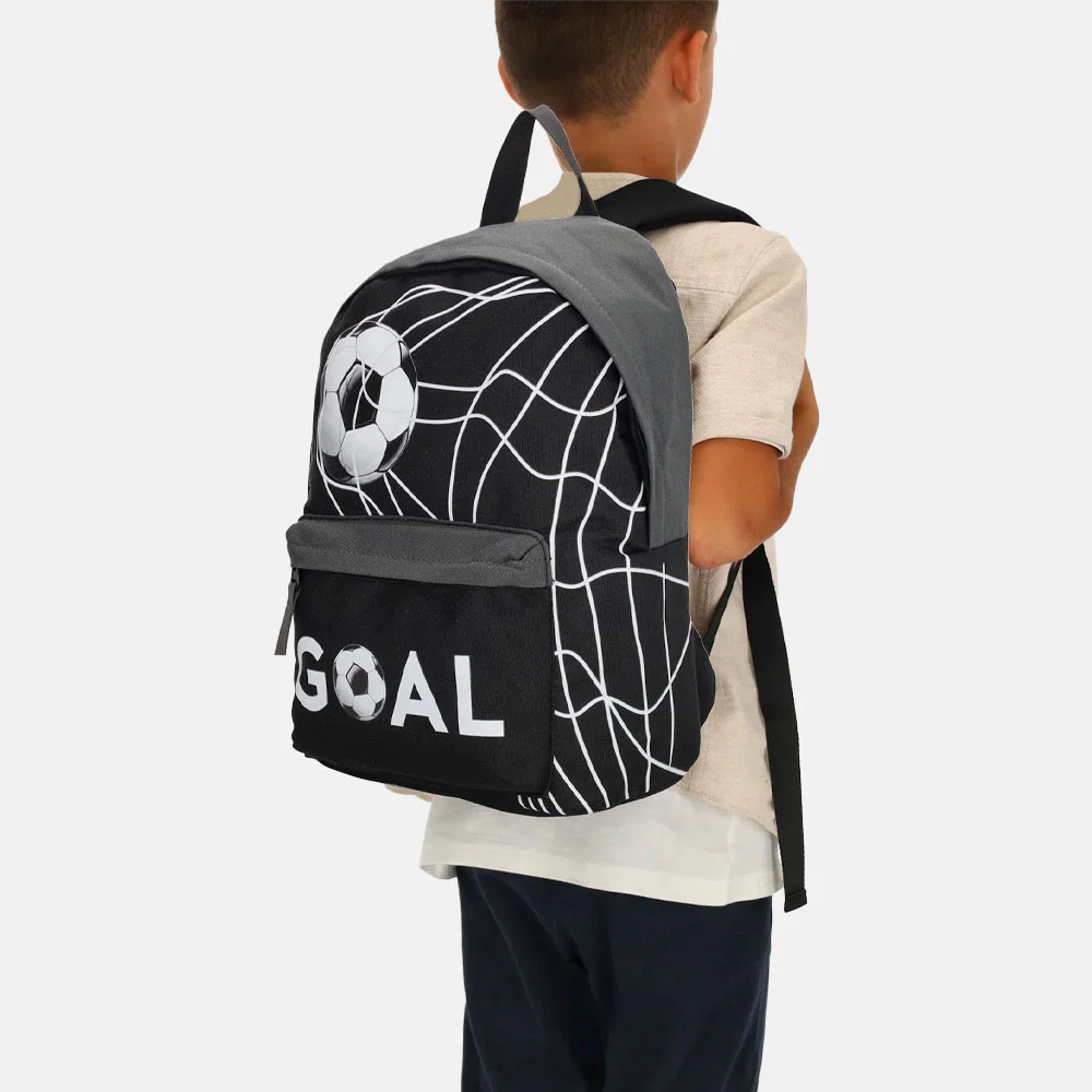 Beagles Goal kinderrugzak grijs bij Duifhuizen