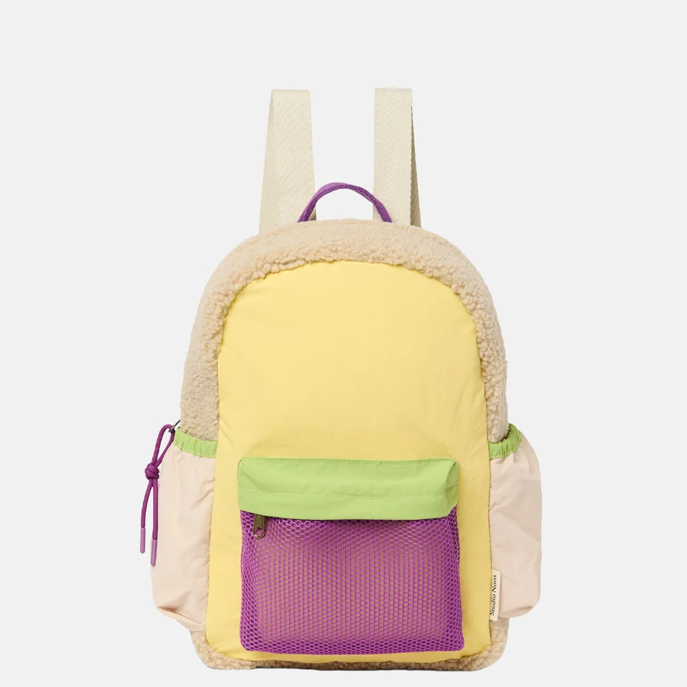 Studio Noos Patchwork kinderrugzak butter yellow