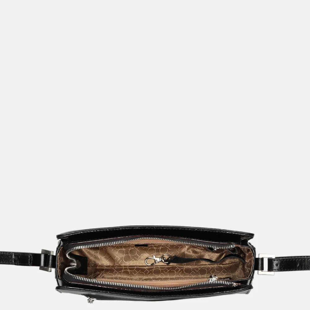 Claudio Ferrici Classico schoudertas black bij Duifhuizen