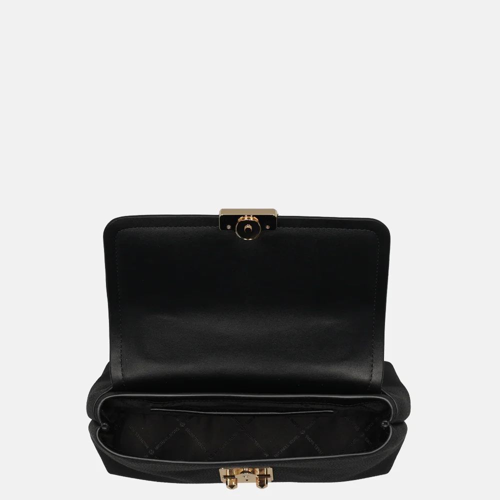 Michael Kors Tribeca satchel handtas M black bij Duifhuizen