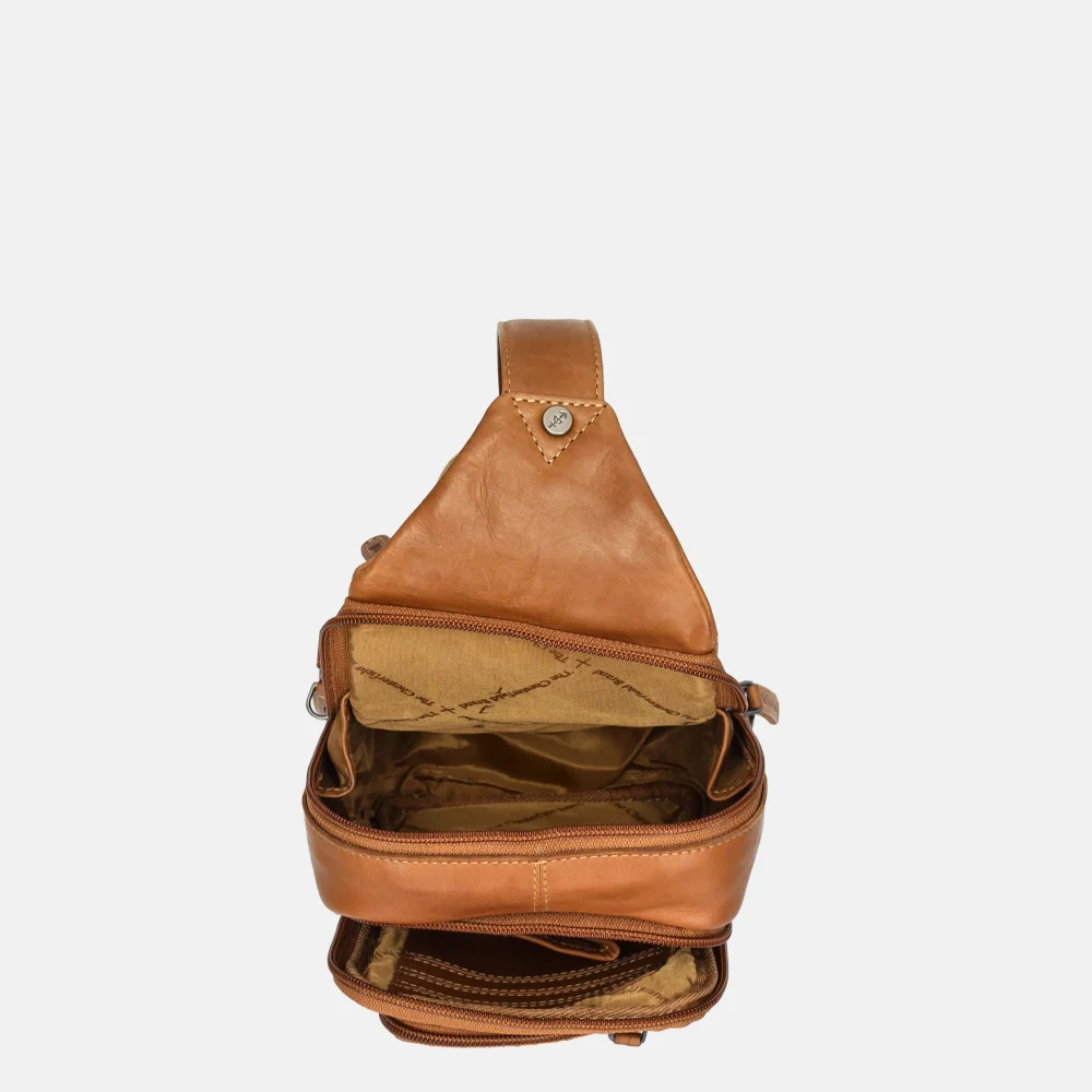 Chesterfield Riga crossbody tas cognac bij Duifhuizen