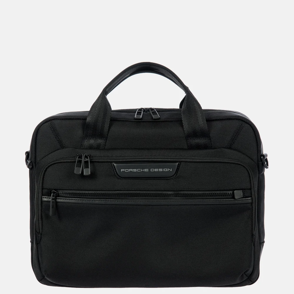 Porsche Design Evo laptoptas 15 inch nylon black bij Duifhuizen