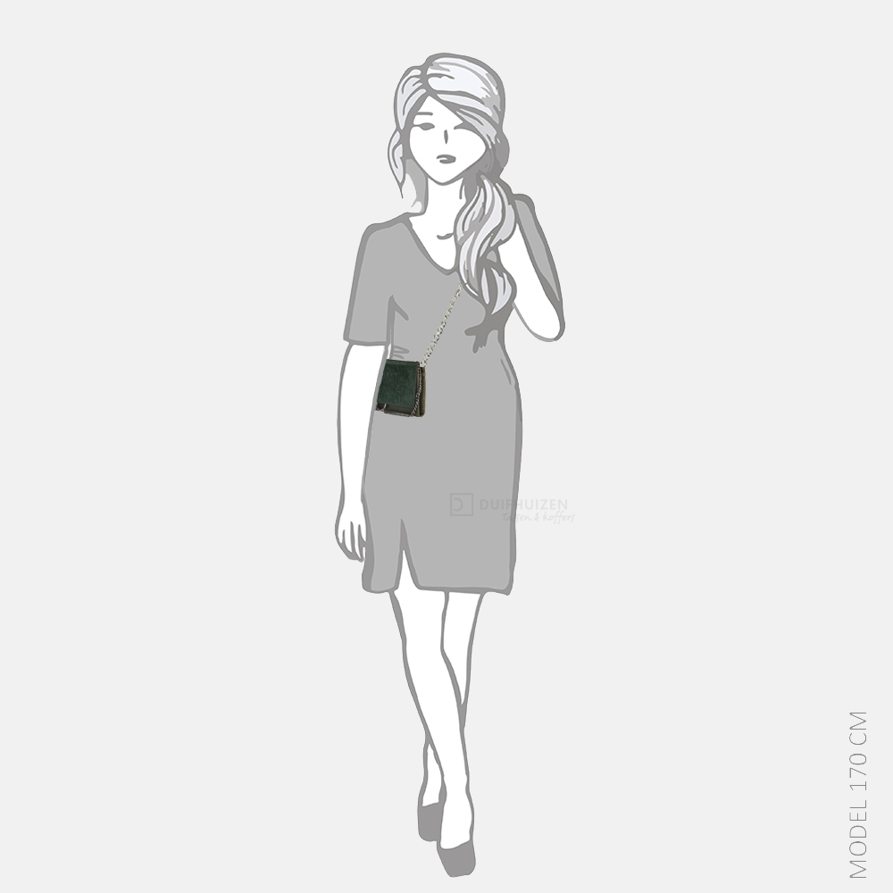 Micmacbags Mendoza crossbody tas donkergroen bij Duifhuizen