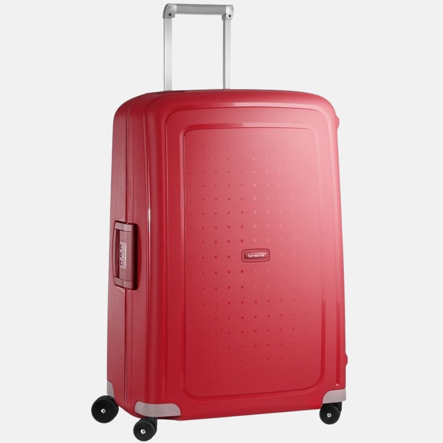 Samsonite S'Cure spinner 75 cm crimson red bij Duifhuizen