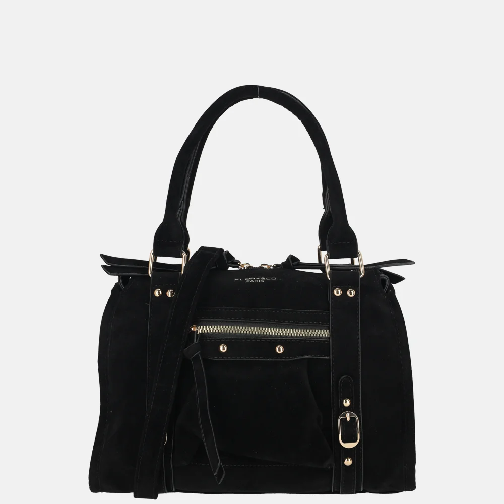 Flora & Co Suedine handtas noir