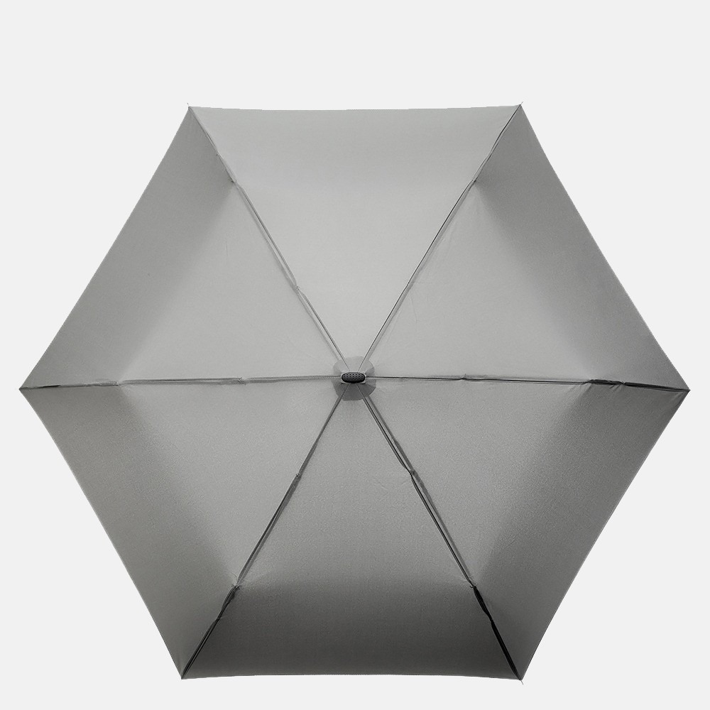 Impliva opvouwbare paraplu basic grey bij Duifhuizen