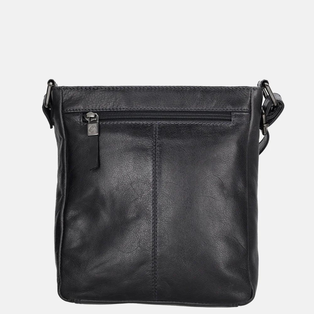 Hide & Stitches Porto schoudertas donkerblauw bij Duifhuizen