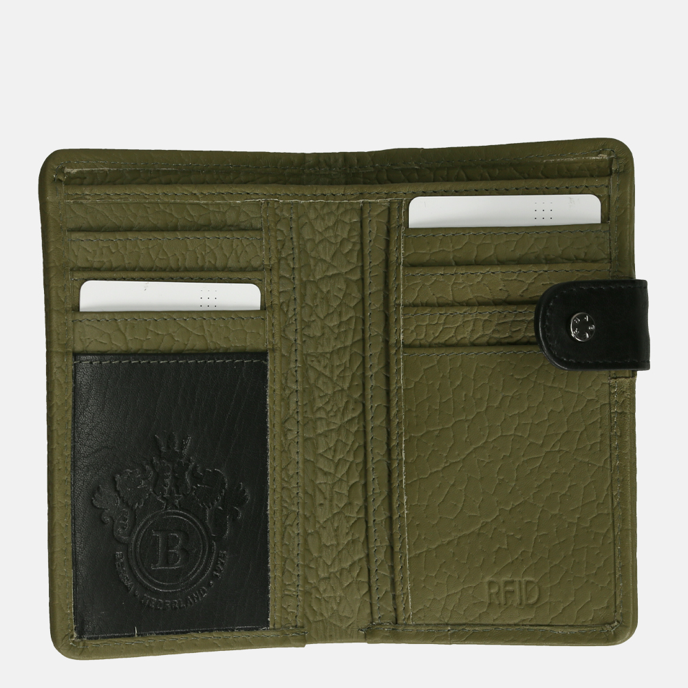 Berba Chamonix billfold olive bij Duifhuizen