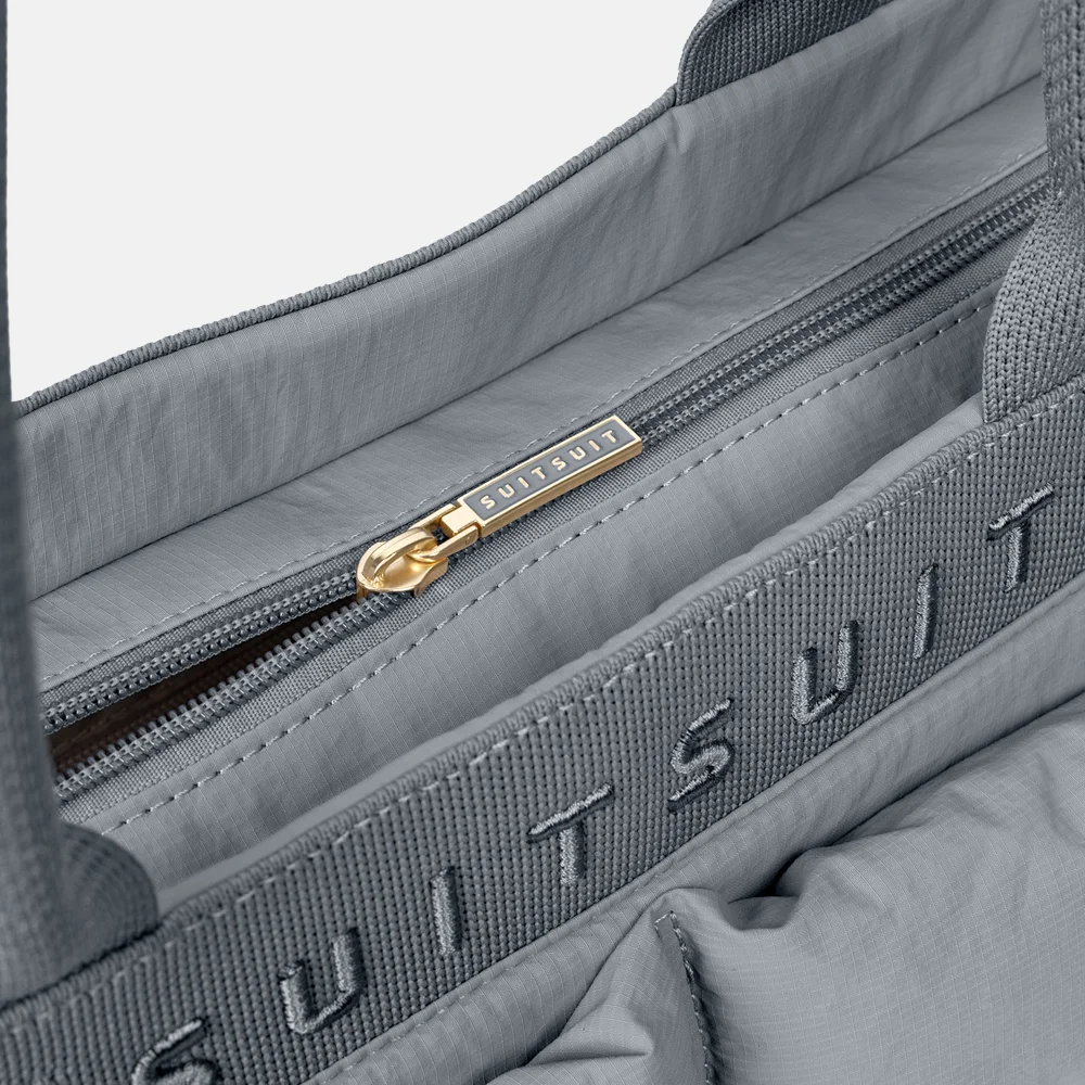 SUITSUIT Fusion Daily Puffer shopper frosted grey bij Duifhuizen