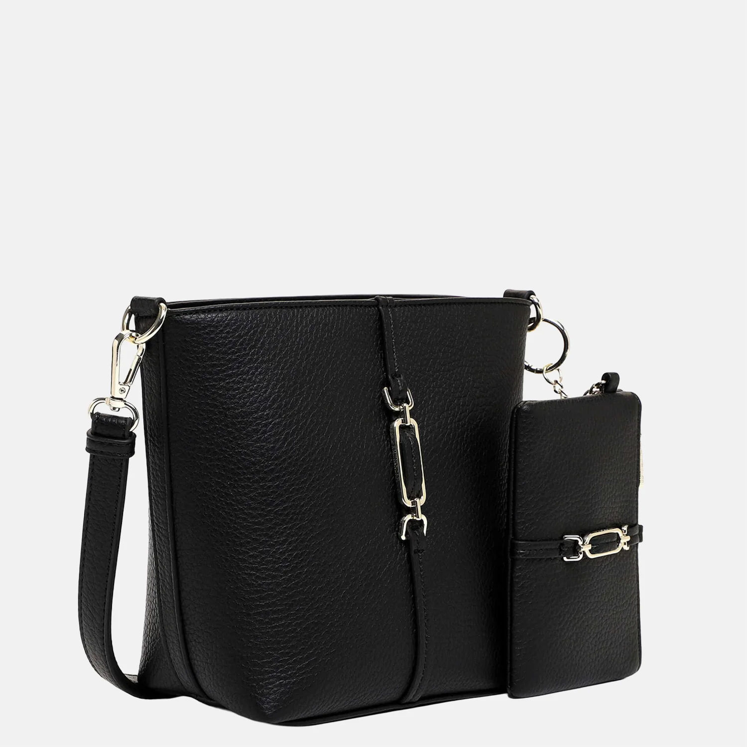 Emily & Noah Lewe crossbody tas black bij Duifhuizen