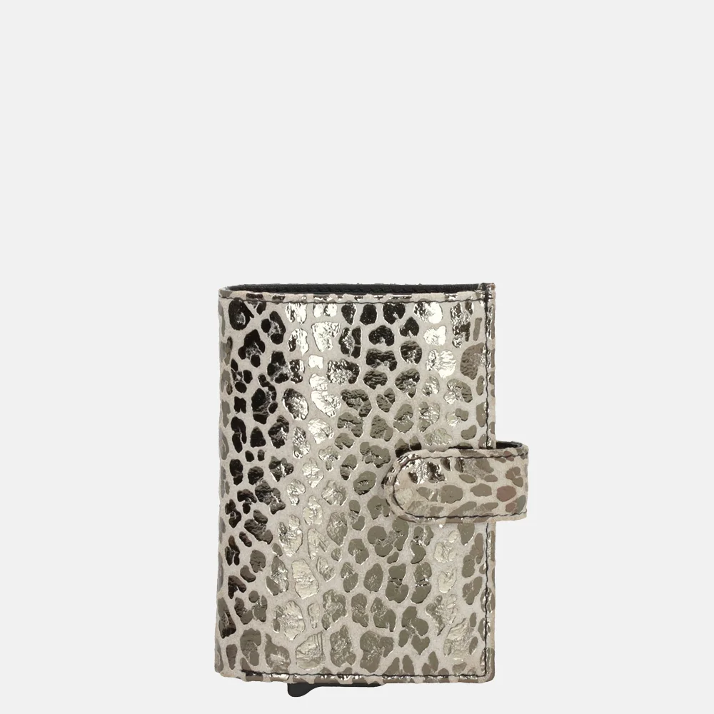 Charm London pasjeshouder panter gebroken wit