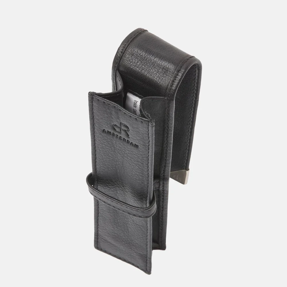 dR Amsterdam pen-etui black bij Duifhuizen