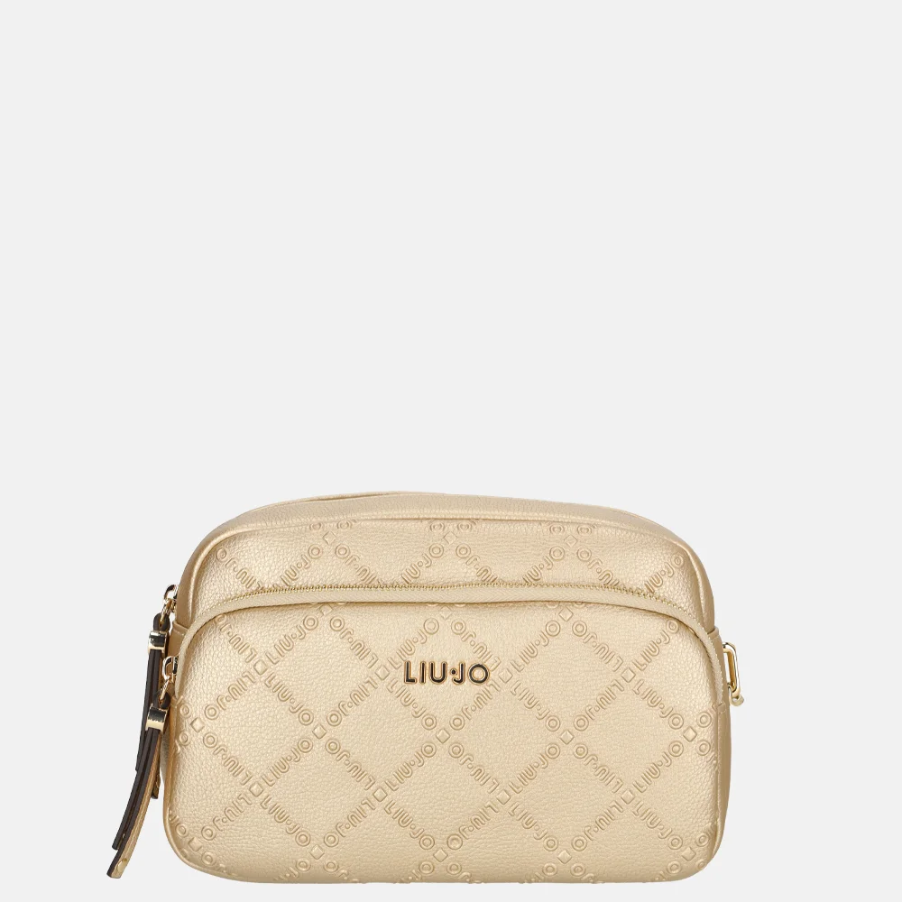 Liu Jo Adonide crossbody tas light gold bij Duifhuizen