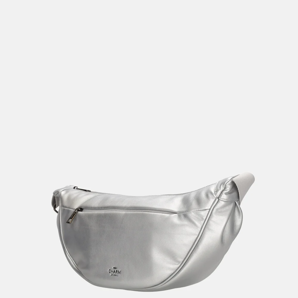 Charm London Lupin crossbody tas zilver bij Duifhuizen