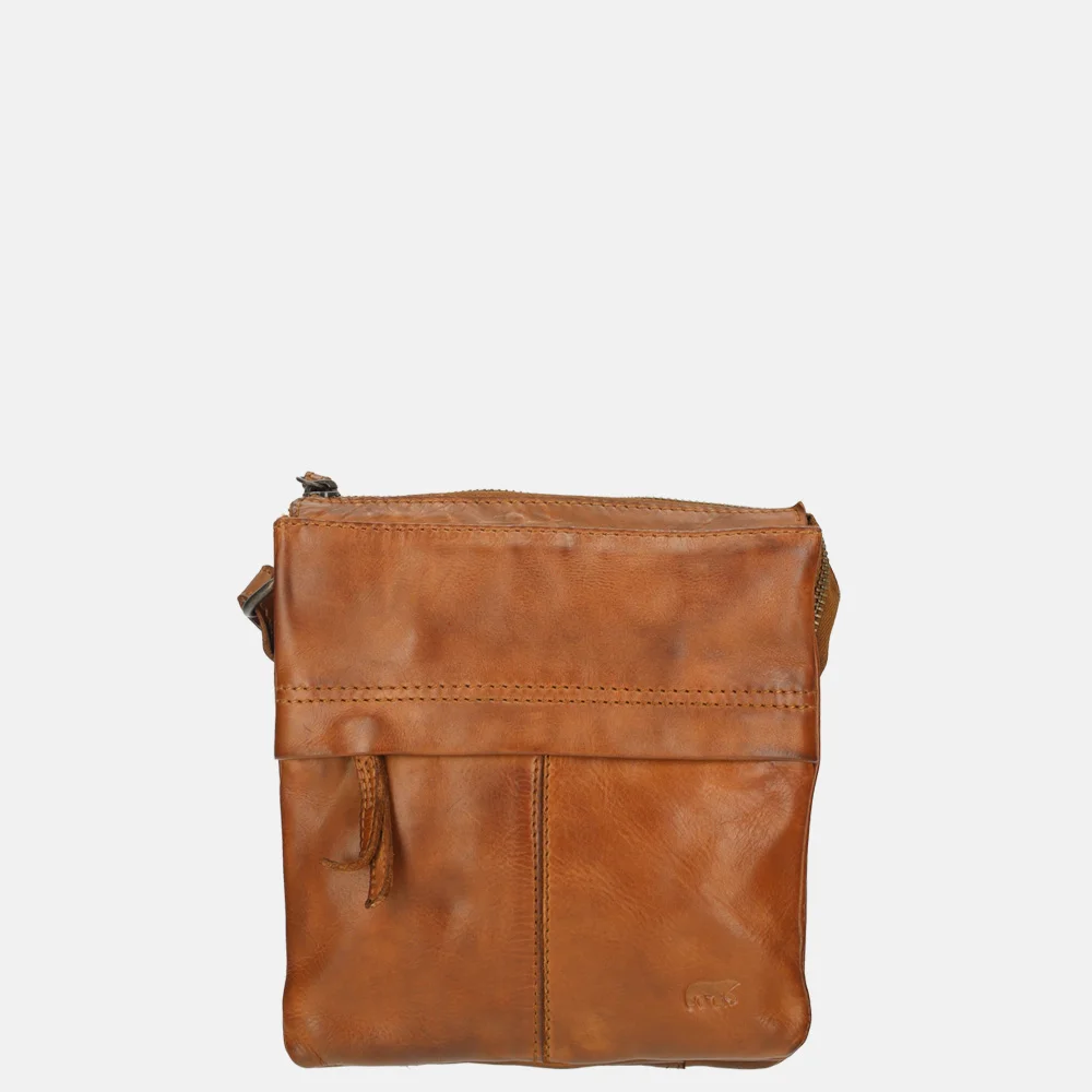 Bear Design crossbody tas cognac bij Duifhuizen