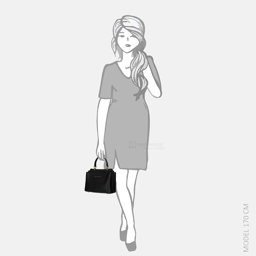 Valentino Bags Ushuaia shopper nero bij Duifhuizen