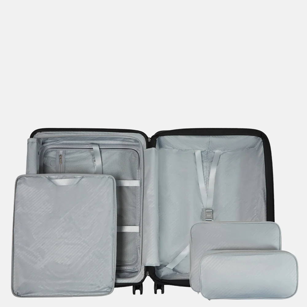 Samsonite Paralux HS Spinner reiskoffer expendable 67 cm black bij Duifhuizen