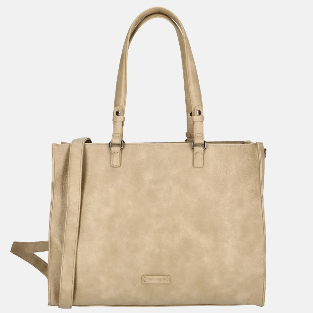 Enrico Benetti Lily shopper 15 inch zand bij Duifhuizen