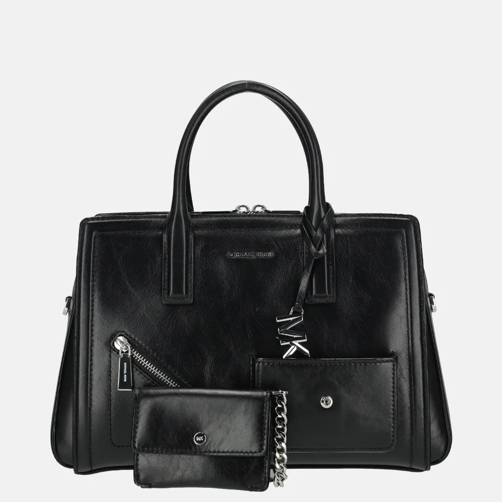 Michael Kors handtas satchel M black bij Duifhuizen