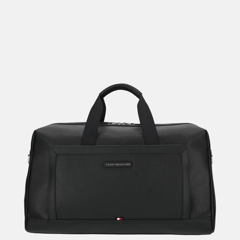 Tommy Hilfiger central duffle bag weekendtas black bij Duifhuizen