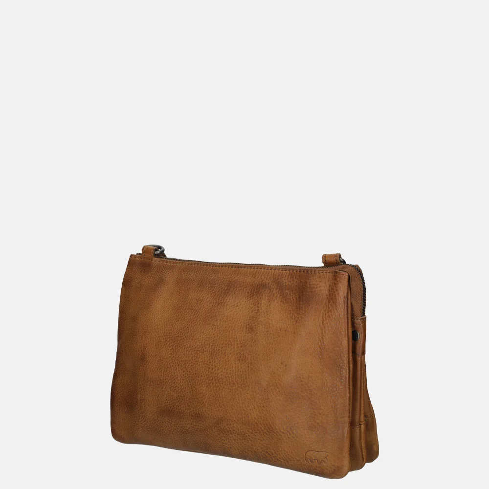 Bear Design crossbody tas cognac bij Duifhuizen