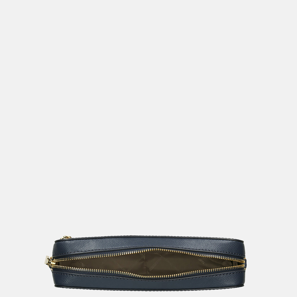Michael Kors Jet Set crossbody tas L navy bij Duifhuizen