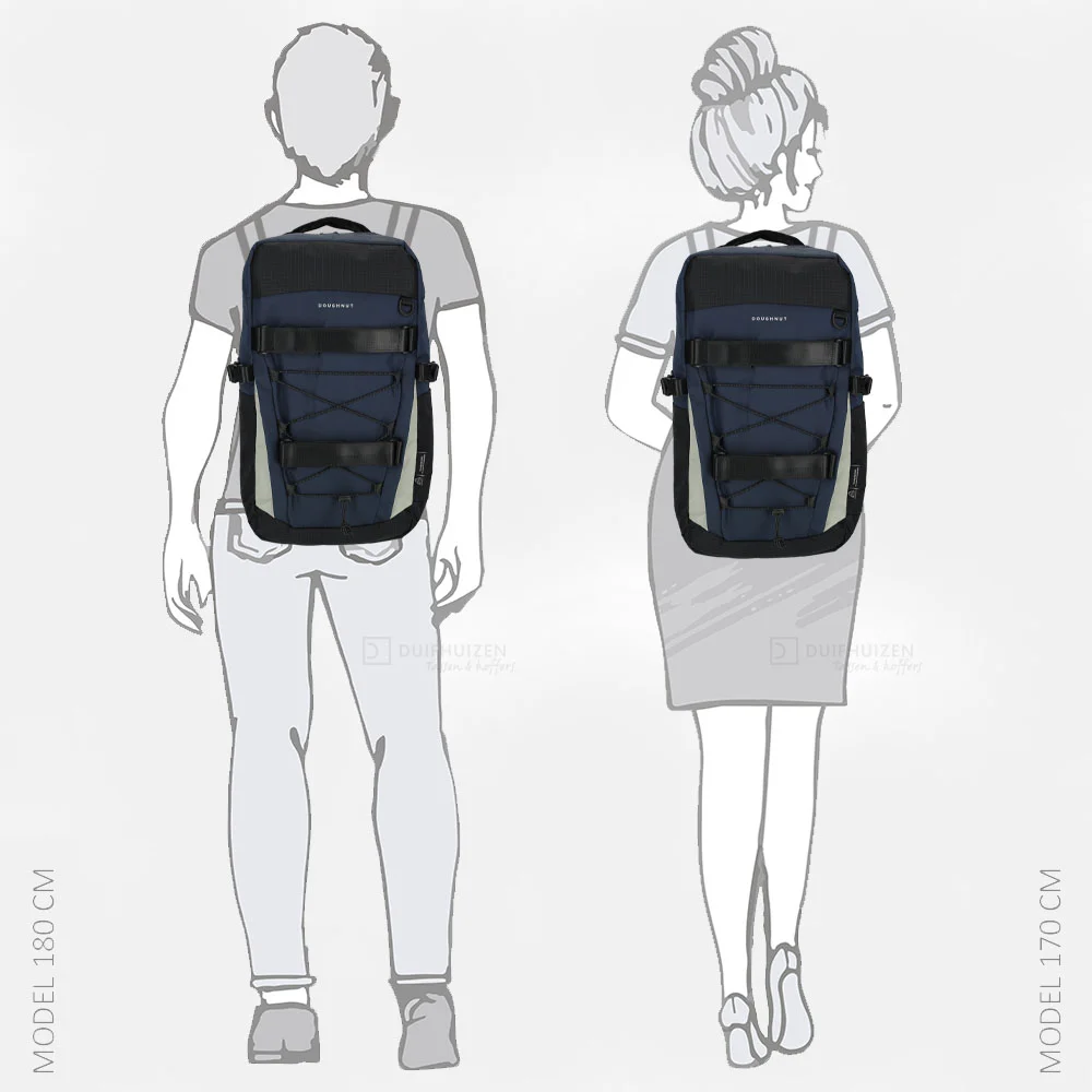 Doughnut Roaming Street Cruise rugzak navy bij Duifhuizen