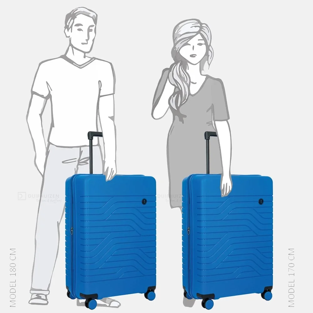 Brics Ulisse Expandable koffer 79 cm electric blue bij Duifhuizen
