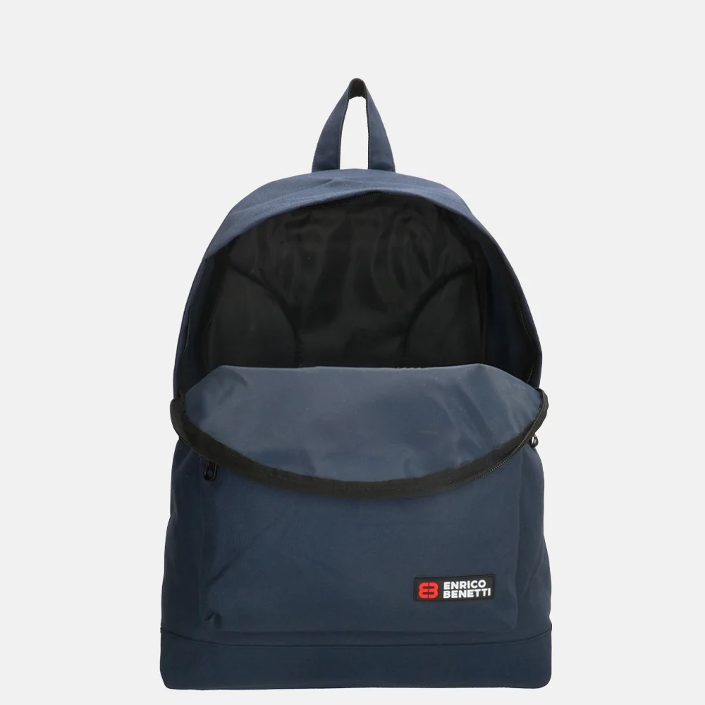 Enrico Benetti Amsterdam rugzak 15 inch blauw bij Duifhuizen