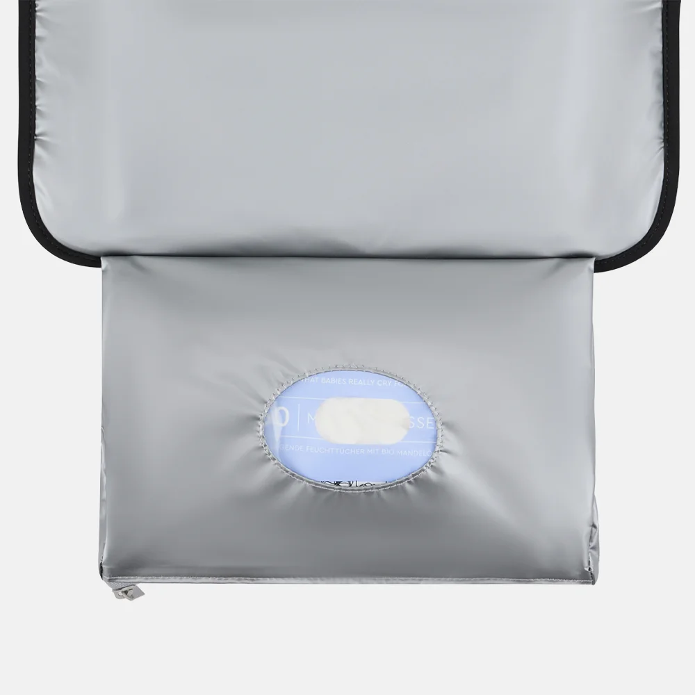 Kapten & Son Diaper verschoningsmat all black bij Duifhuizen