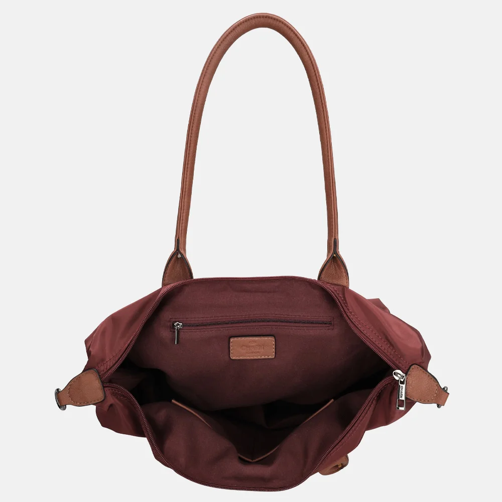 Charm London Buckingham shopper L bordeaux bij Duifhuizen