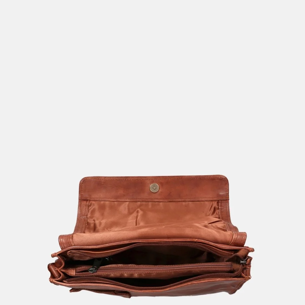 Bear Design Hanna crossbody tas met overslag cognac bij Duifhuizen