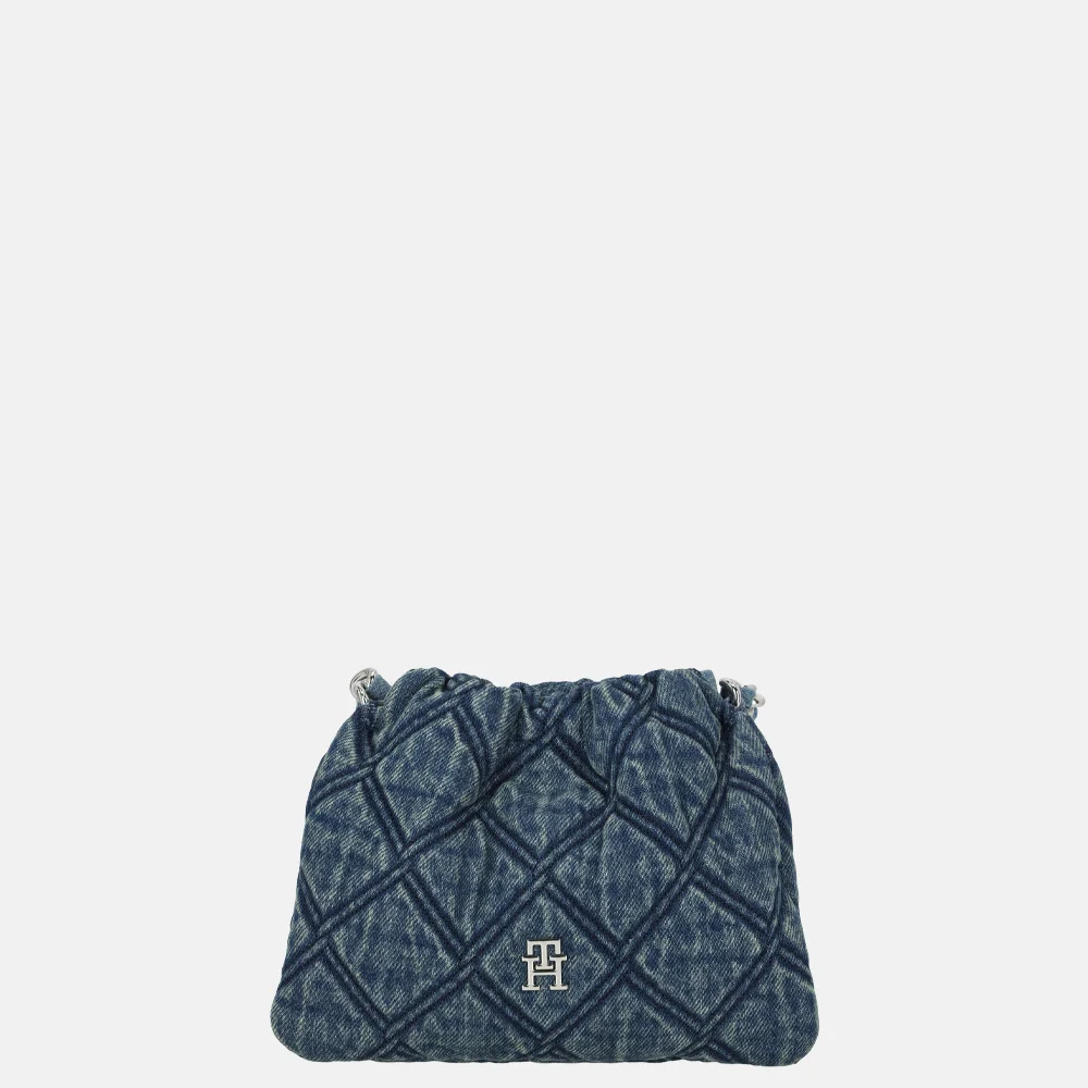 Tommy Hilfiger  Feminine mini crossbody tas denim bij Duifhuizen