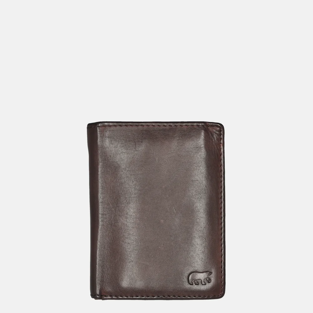 Bear Design billfold bruin bij Duifhuizen