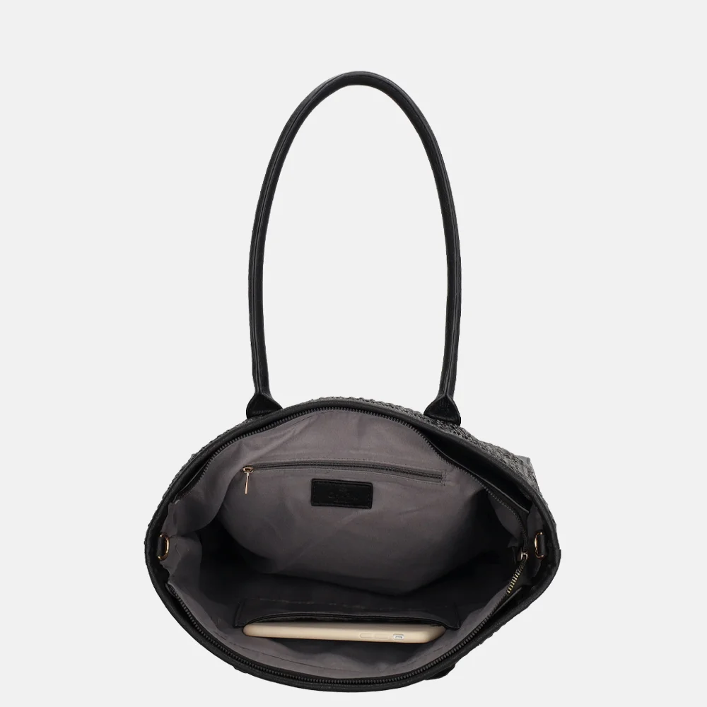 Charm London Hillingdon shopper zwart bij Duifhuizen