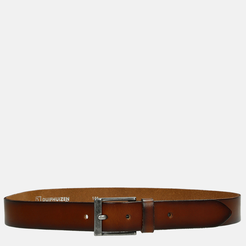 Duifhuizen casual riem 4 cm cognac bij Duifhuizen