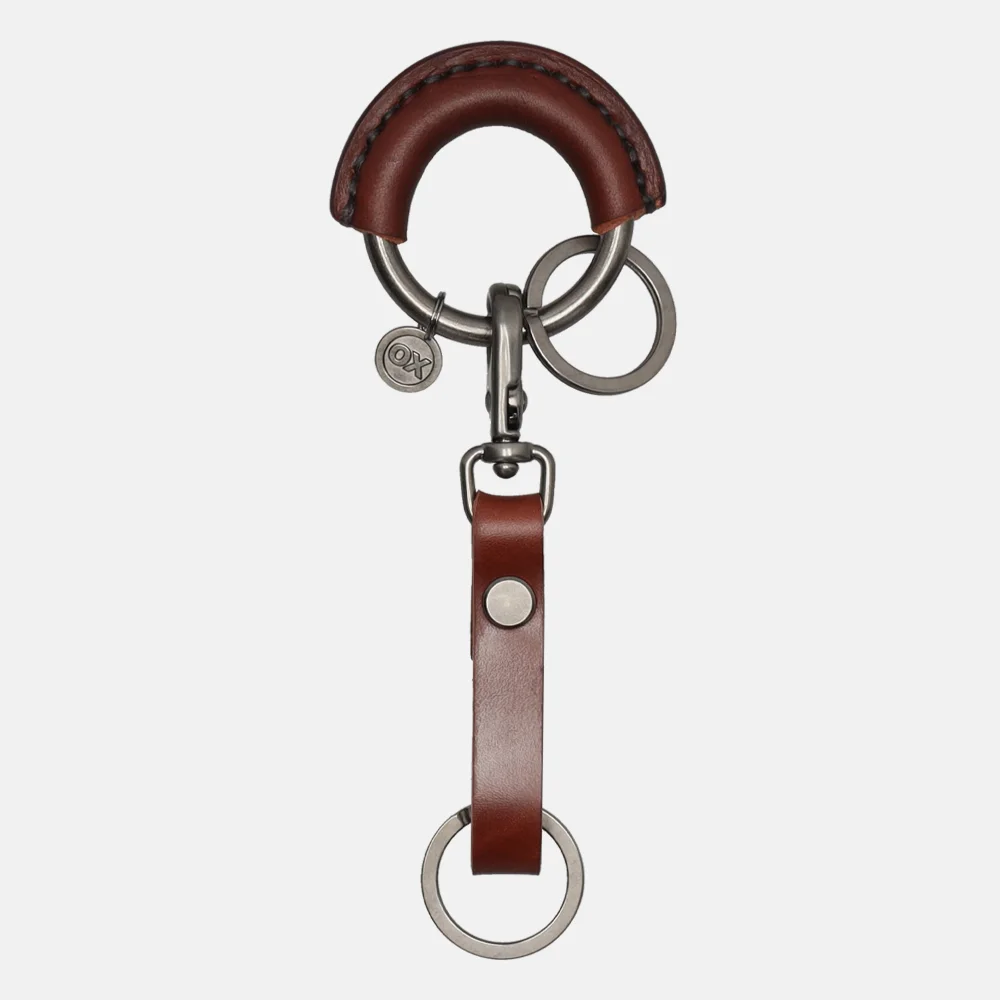 OX Originals sleutelhanger antique brown/gun metal