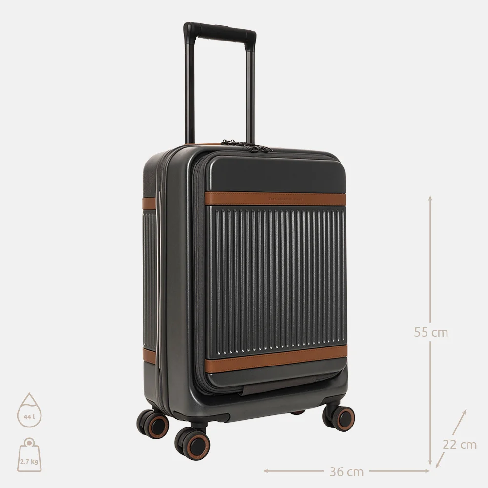 Chesterfield Zuna handbagage koffer urban graphite bij Duifhuizen