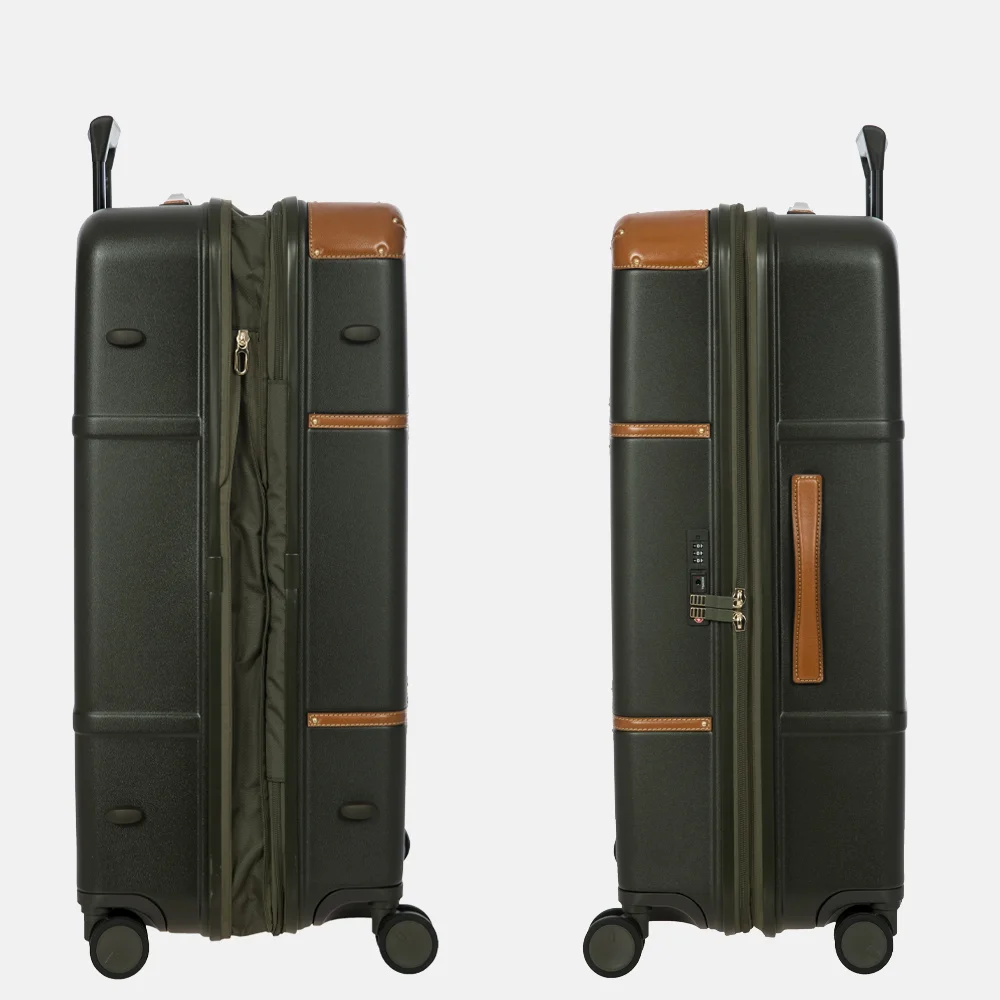 Bric's Bellagio trolley reiskoffer 76cm olive bij Duifhuizen