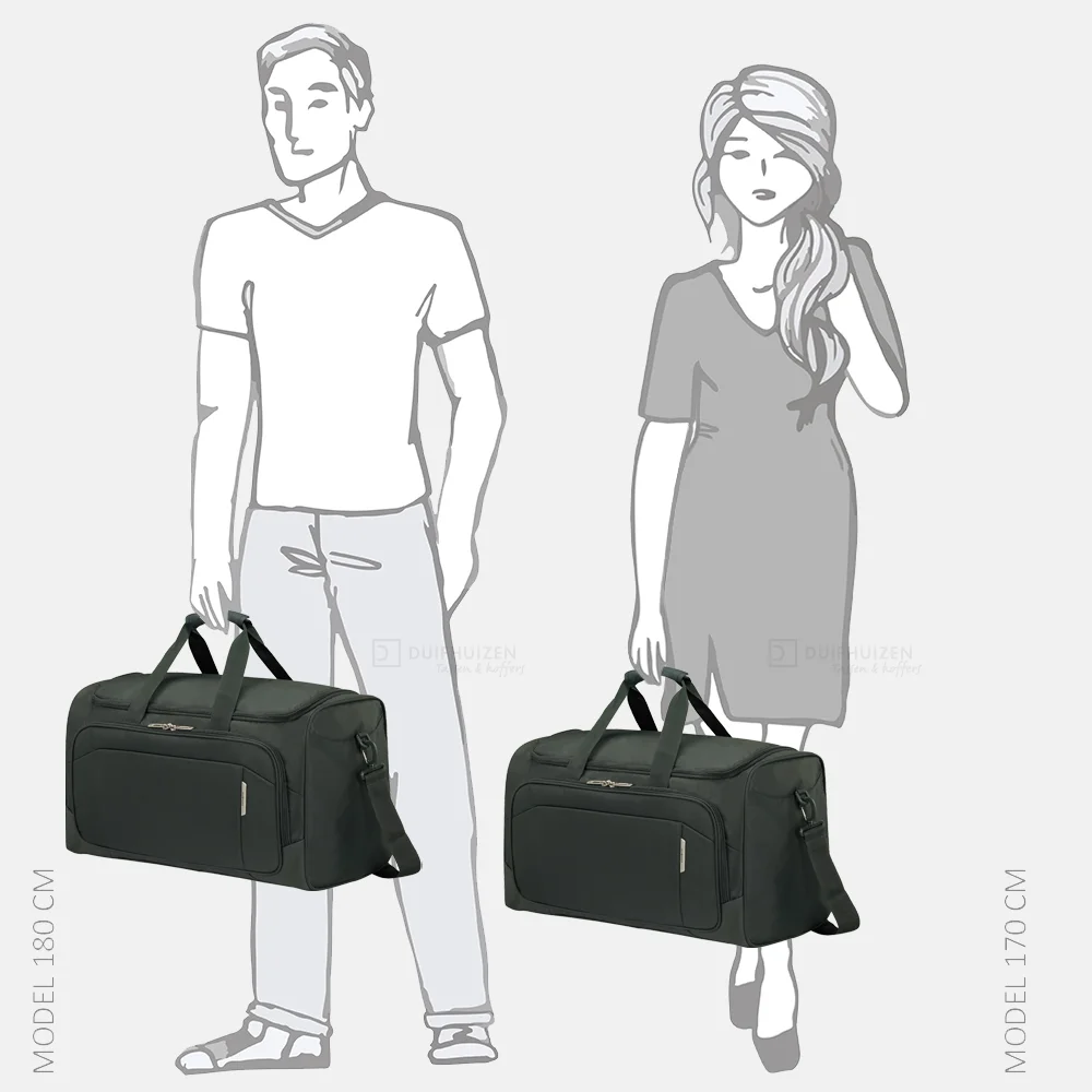 Samsonite Respark Duffle weekendtas Twonighter 55 cm Forest Green bij Duifhuizen