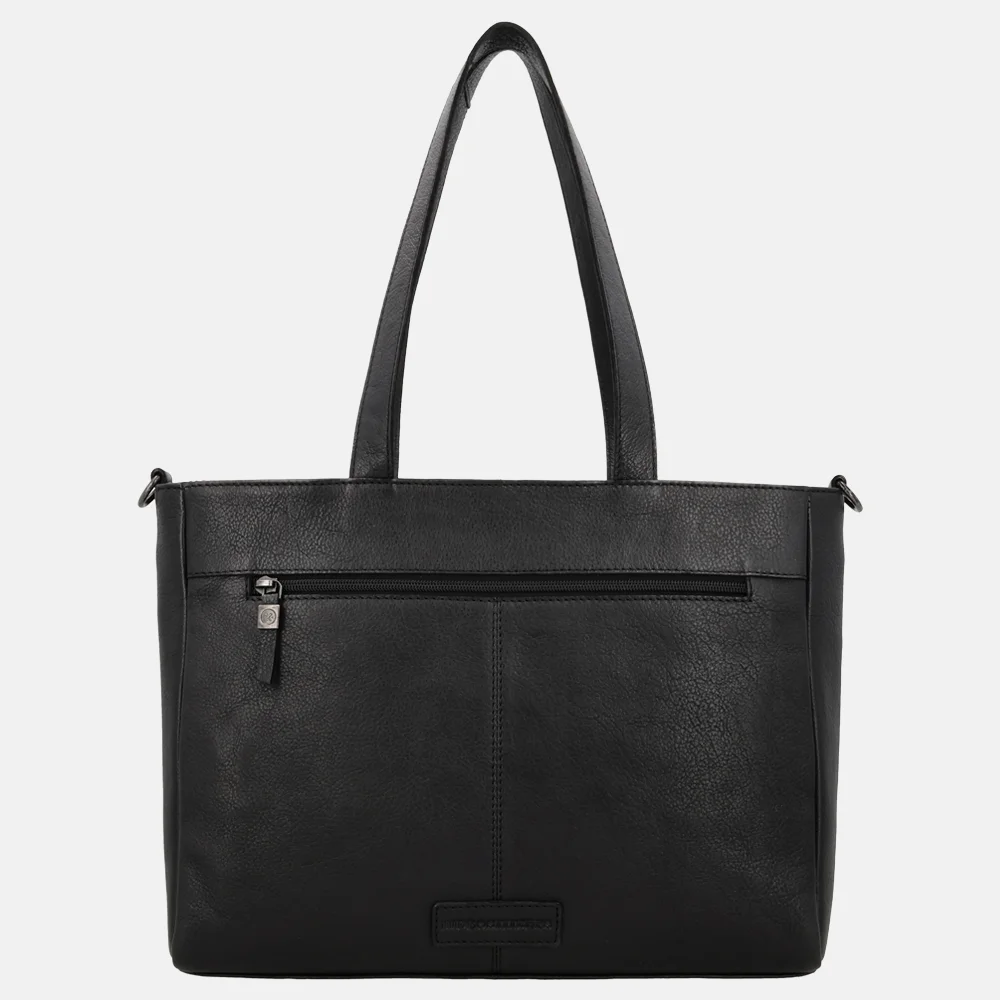 Hide & Stitches Inspired shopper zwart bij Duifhuizen