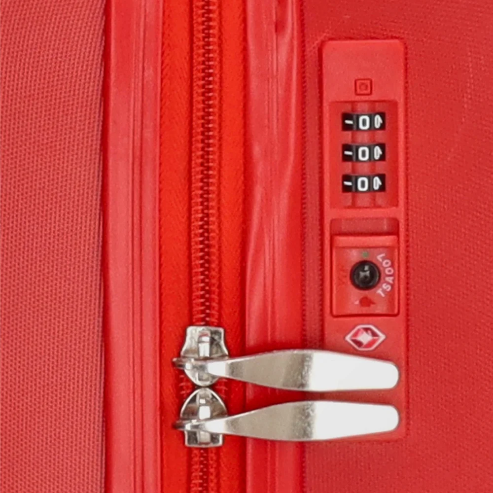 Beagles Originals spinner handbagage koffer 55 cm rood bij Duifhuizen