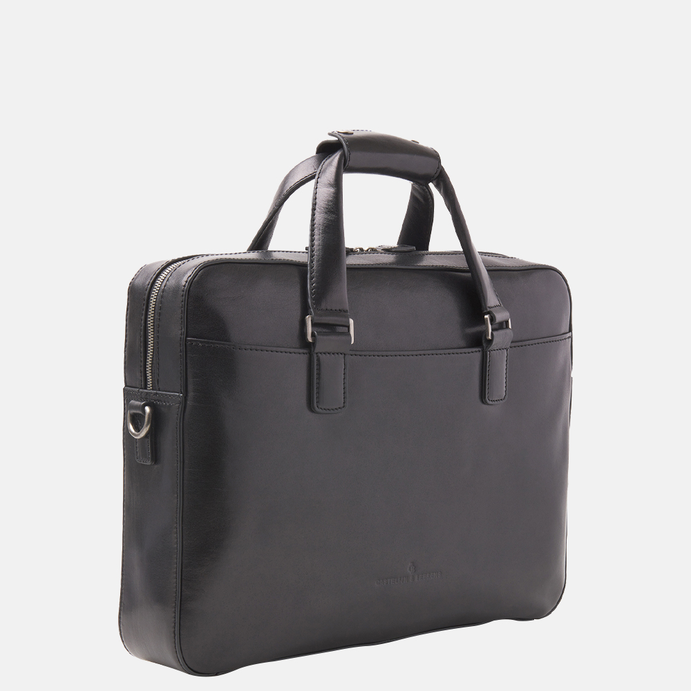 Castelijn & Beerens Ted laptoptas 15.6 inch zwart bij Duifhuizen