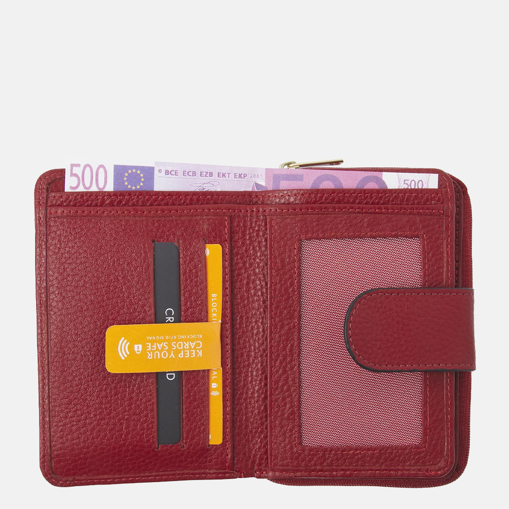 dR Amsterdam portemonnee tango red bij Duifhuizen