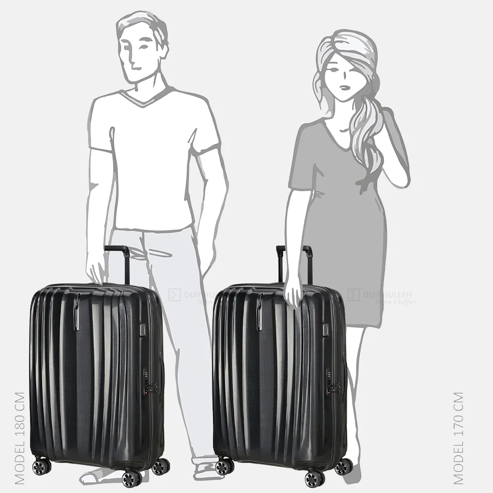 Samsonite Nexis Spinner Expandable reiskoffer 76 cm onyx black bij Duifhuizen