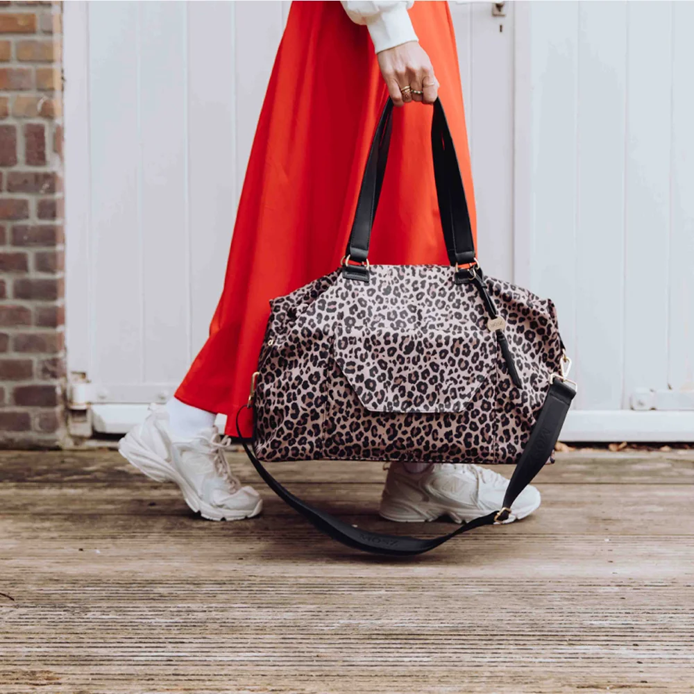 Mosz Sandy weekendtas leopard bij Duifhuizen