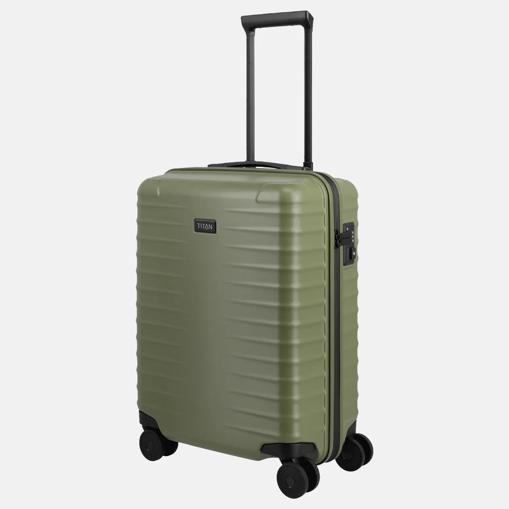 Titan Upgrade handbagage koffer 55 cm forest green bij Duifhuizen