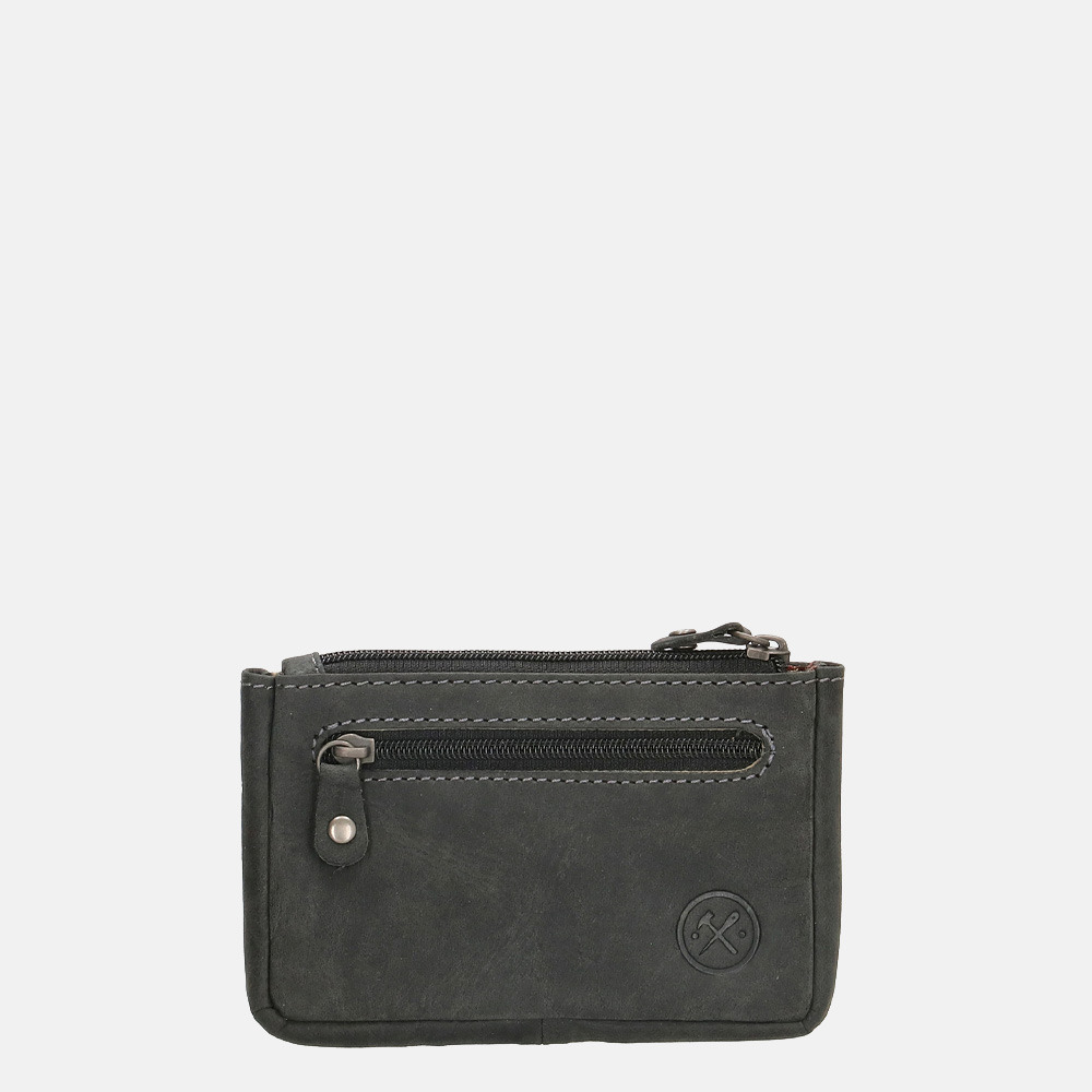 Hide & Stitches Idaho sleuteletui black bij Duifhuizen